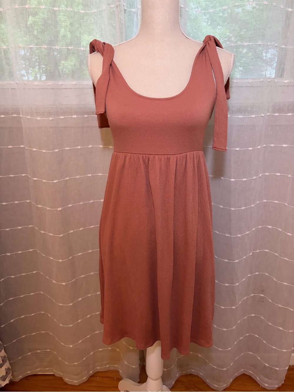 Wild Fable Tie-Shoulder Midi Dress